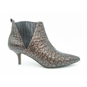 Donald J Pliner Faie Leather Croc Pointy Booties